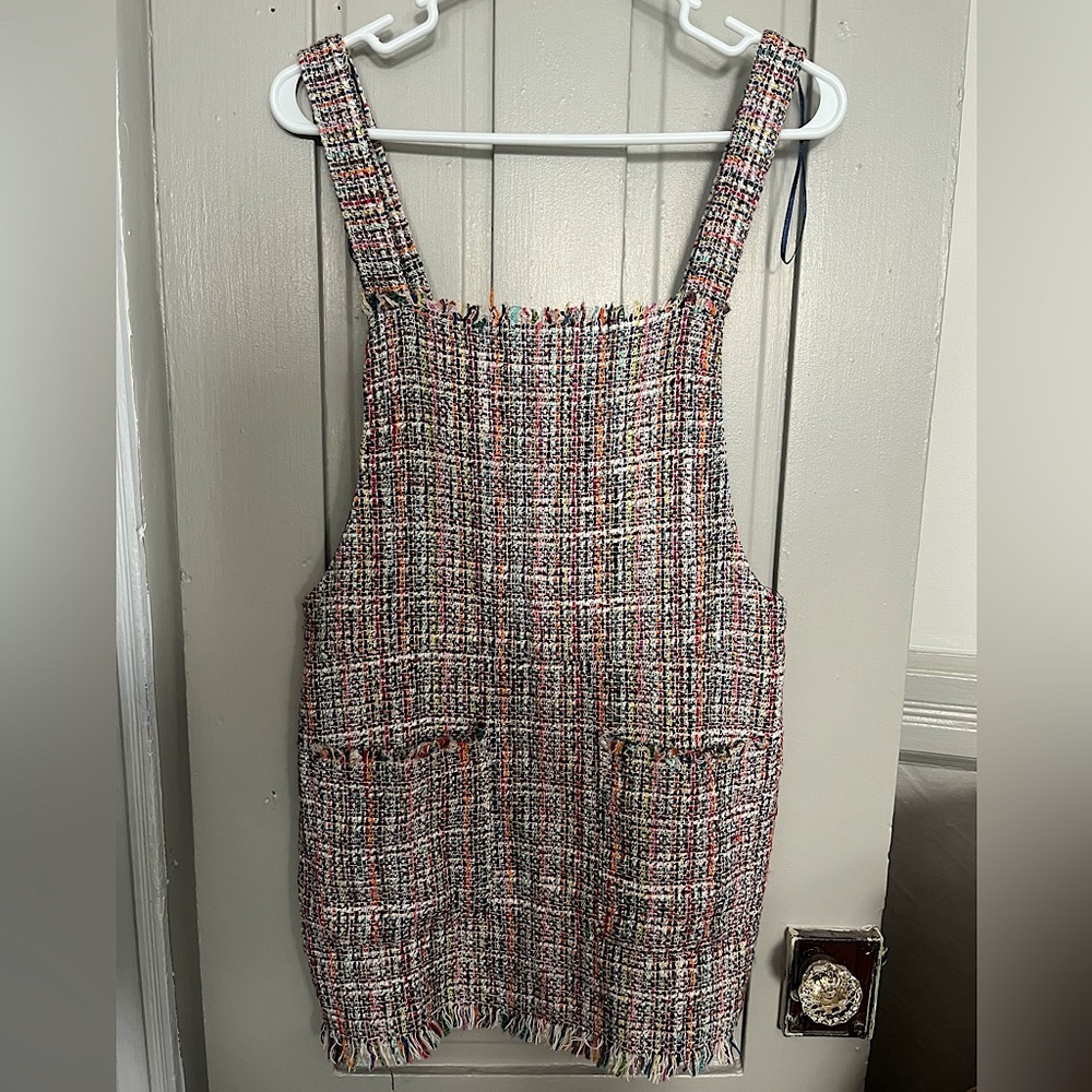 Zara - Colorful Tweed Dress - Sz S